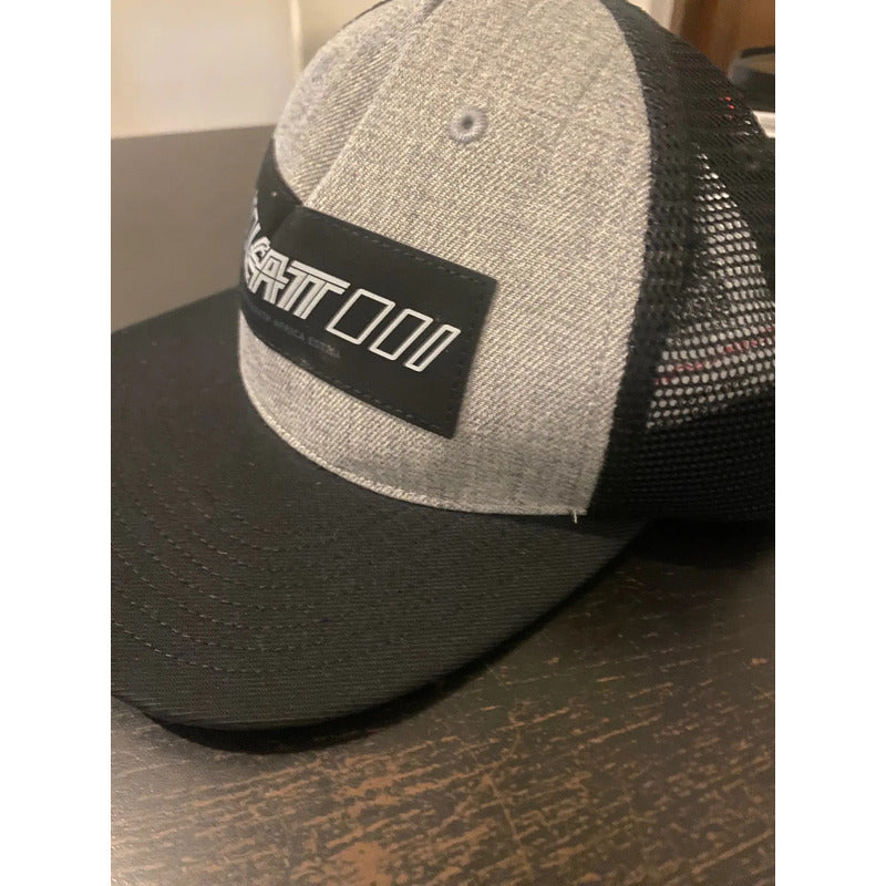 Gorra Original Leatt Ajustable Exclusiva Gris Claro/negro Adulto