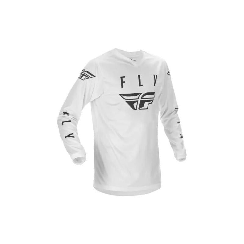 Jersey Fly Racing Universal Enduro Mx Mtb Bmx Talla Medium Mediano Blanco