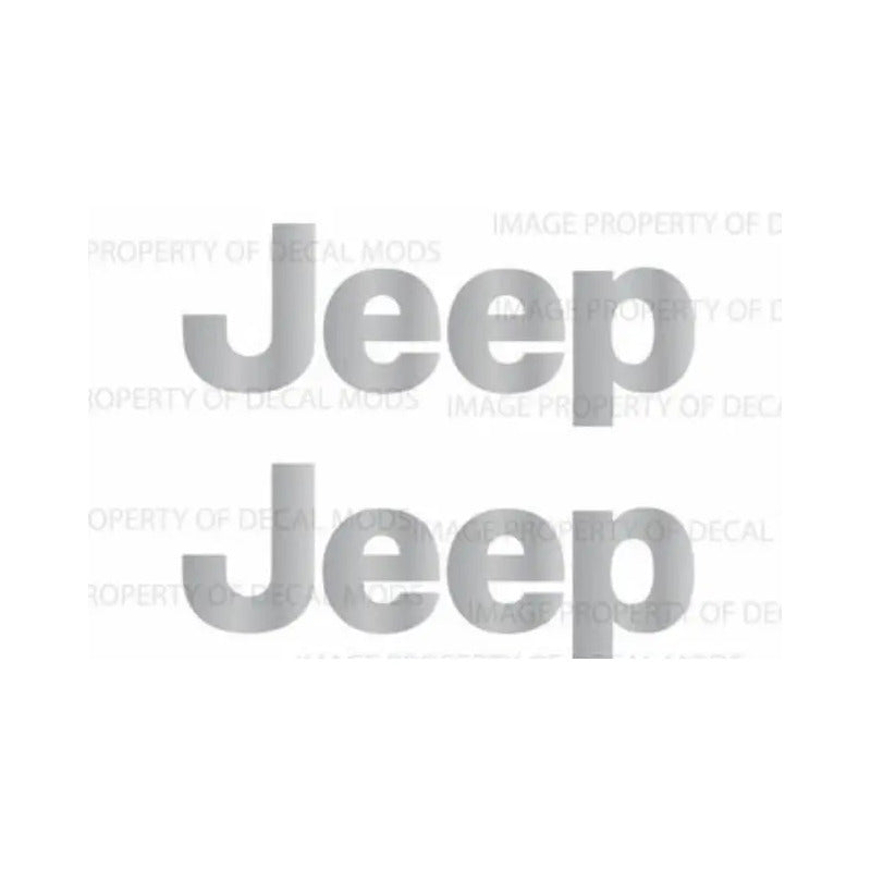 Calcas (2)  Original  Jeep  Logo 1997-2006 Mopar