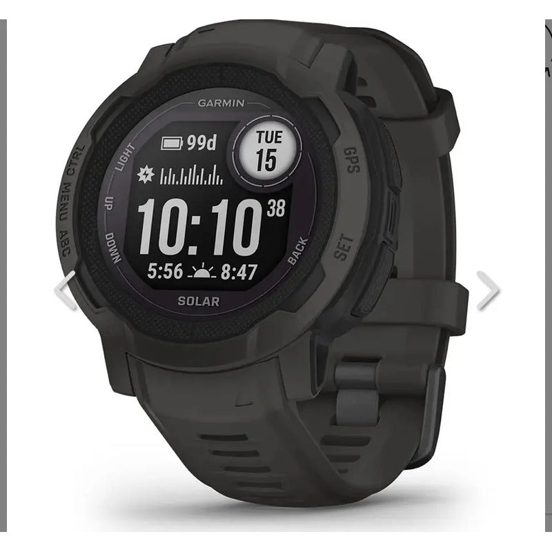 Reloj Garmin Instinct 2 Solar Smart Gps Uso Rudo Gris Grafito