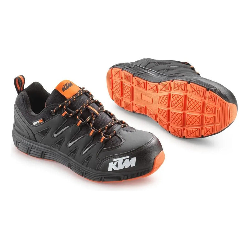 Tenis Ktm Powerwear Mechanic Original Talla 8.5us Naranja Claro 27.5 Mx