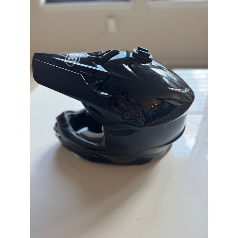 Casco Shoei Vfx Negro Brilloso Talla Mediano Negro Sólido M