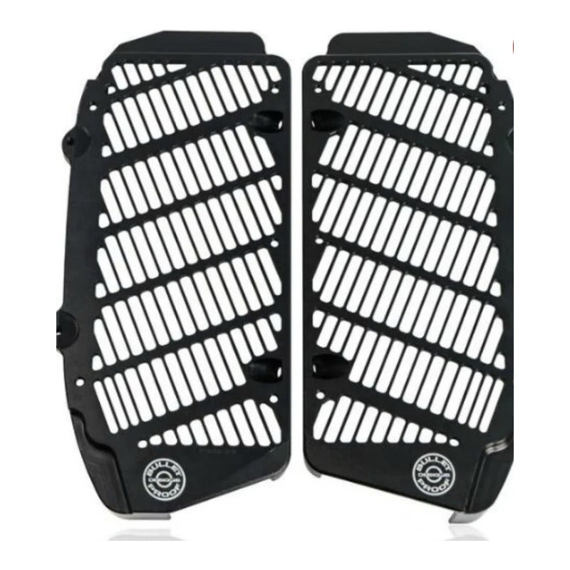 Protector Radiador Bullet Proof Designs Ktm/husq/gas Exhibic Negro