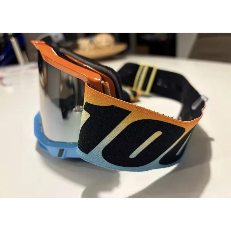 Goggles 100% Accuri 2 Mx/enduro Adulto  Exhibición Multicolor Transparente Adulto
