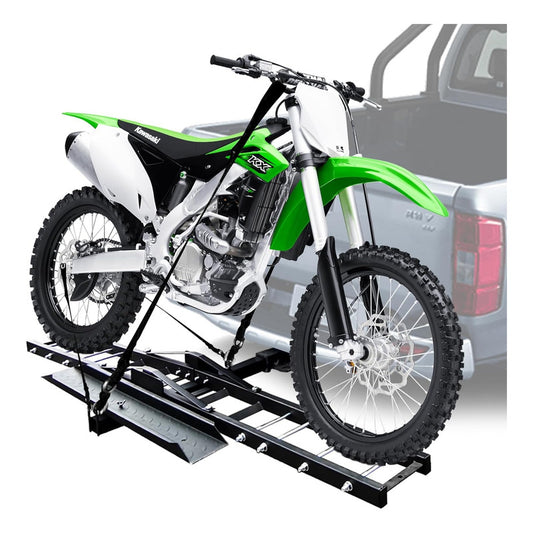 Motocicleta Scooter Dirtbike Carrier Transp. Acero Con Rampa