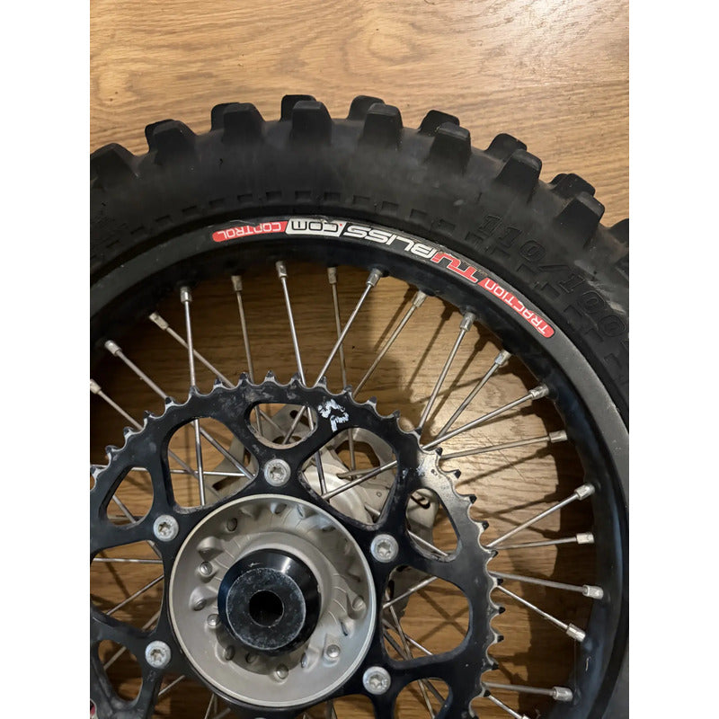 Rin Con Llanta Tubliss Sprocket 52 Dientes Ktm/husq/gas/sher Negro