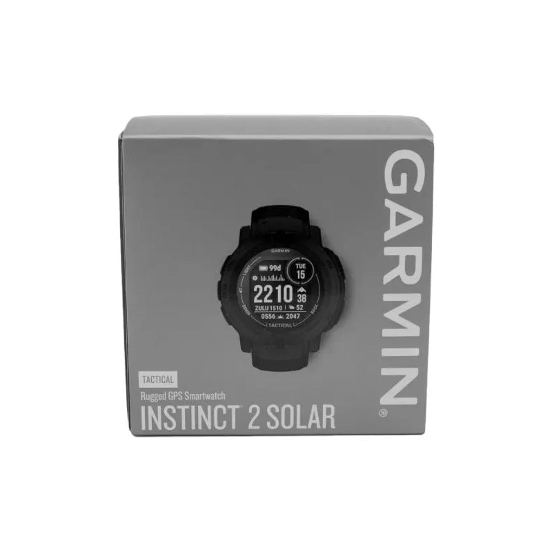 Reloj Garmin Instinct 2 Solar Tactical Smart Gps Uso Rudo Gris Grafito Grafito Gris