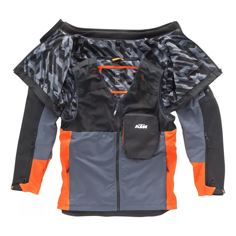 Chamarra Ktm Racetech Con Bolsa Cargo Tallas