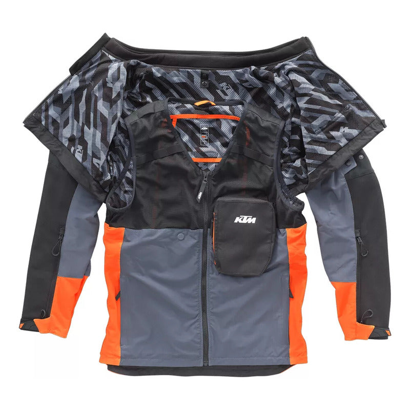 Chamarra Ktm Racetech Con Bolsa Cargo Tallas
