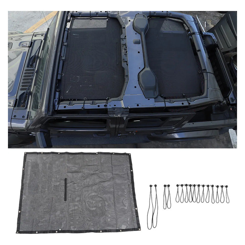 Parasol De Malla Para Techo Jeep Wrangler Gladiador Jk/jl