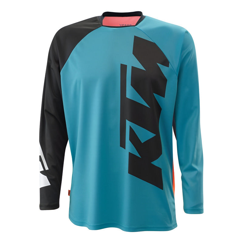 Jersey Ktm Pounce Powerwear Motocross/ Enduro Talla Large Large Azúl / Negro