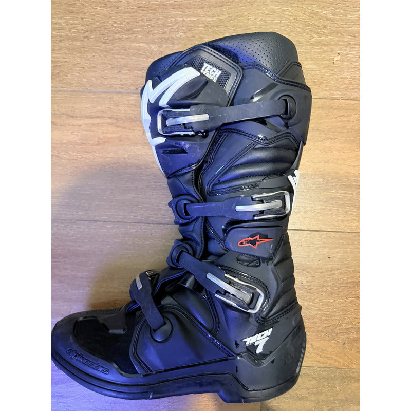 Botas Alpinestars Tech 7 Enduro/mx/atv Talla 11us Negro 11 Us