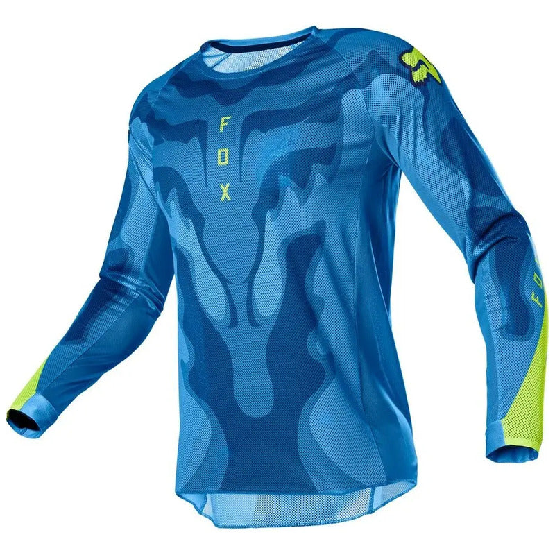 Jersey Fox Racing Airline Exo Enduro Mx Genuino Xlarge Large Azul