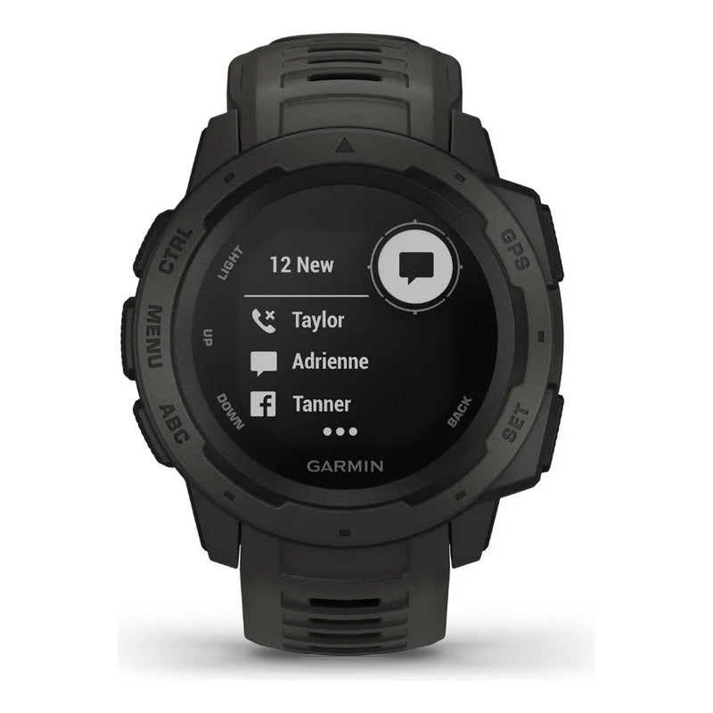 Reloj Garmin Instinct Inteligente Gps Uso Rudo Gris Grafito