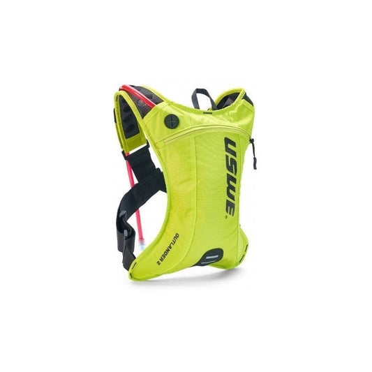 Mochila De Hidratacion Uswe Outlander 2 Carbon 1.5lt Color Crazy/yellow Diseño De La Tela Poliéster
