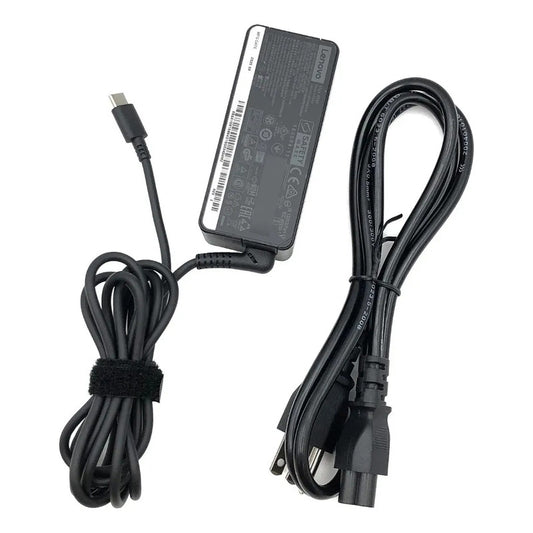 Eliminador Cargador Lenovo Tipo C 45w Adlx45ydc3d Genuino Negro