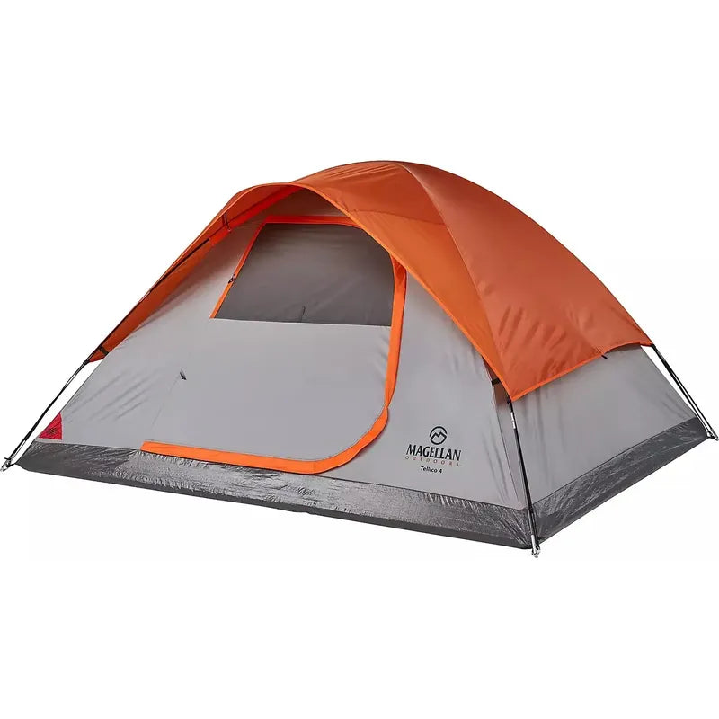Tienda De Campaña Magellan Domo  4 Personas Calidad Naranja