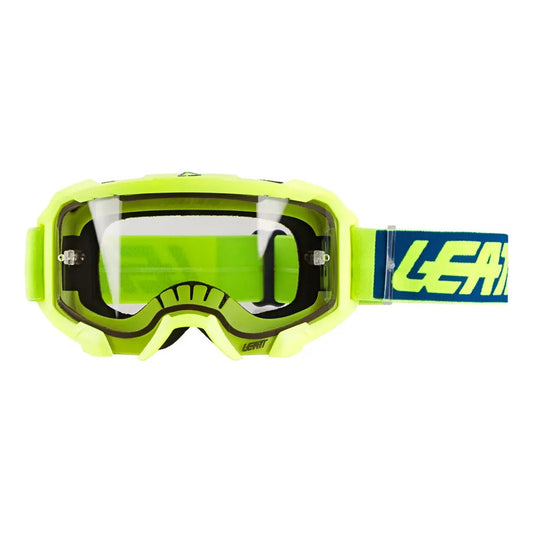 Goggles Marca Leatt Velocity 4.5 Color Amarillo/verde Neòn  Neón