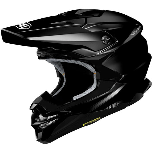 Casco Shoei Vfx-evo Offroad Talla Xs Nuevo Factura Negro Sólido Brillante Xs
