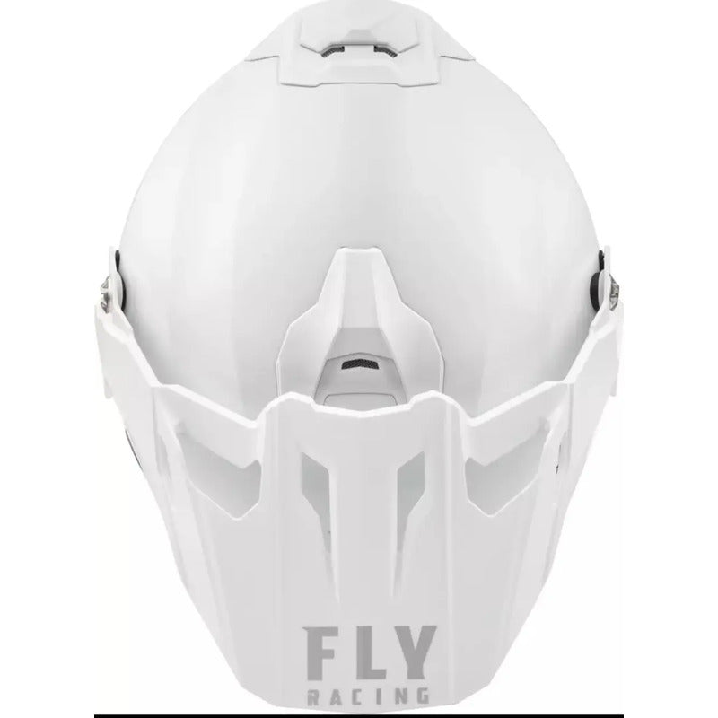 Casco Fly Racing Trekker Blanco Solido Talla Mediana Blanco Sólido Mate