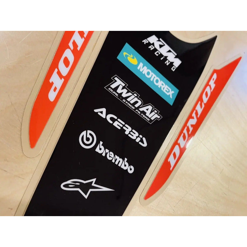 Ktm 250-450 Xc/xcw/xcf/sx/sxf Calcas Graficos Polvera Traser