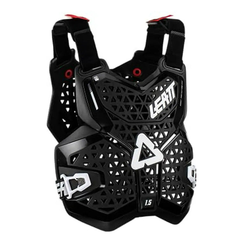 Protector De Pecho Leatt 1 5 Blanco Negro