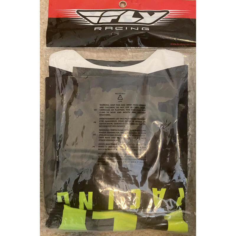 Jersey Fly Lite Military  Motocross Enduro Mx Mtb Talla Xl Xlarge Negro / Verde / Camo