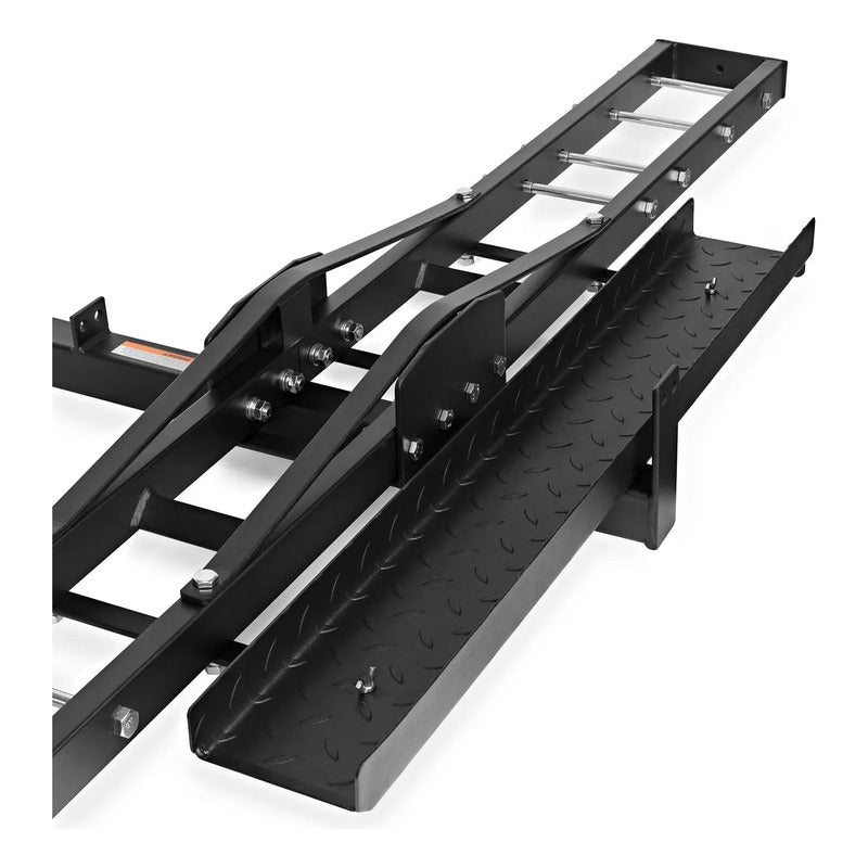 Remolque Rack Envidioso Transporte De Motocicleta Con Rampa Negro