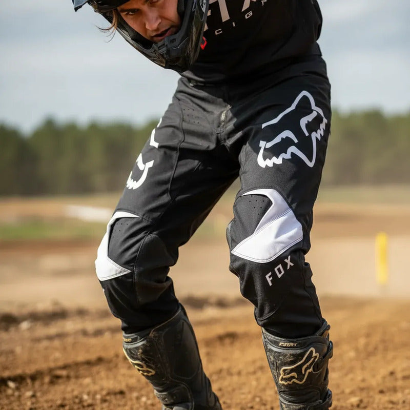 Pantalón Fox Racing 180 Para Motocross Enduro T34 Exhibicion Negro 34