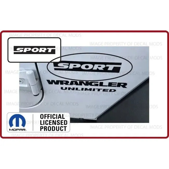 Calcas (2) Laterales Jeep Sport 2007-2018 Originales Mopar
