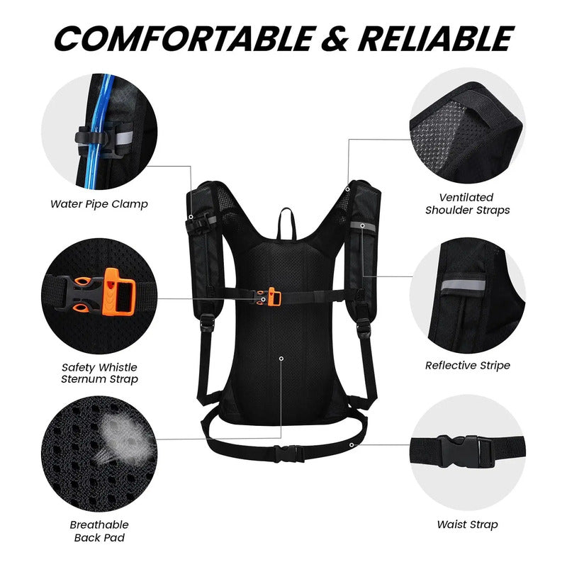 Mochila De Hidratación Bolsa De Agua 2l Mx/enduro/mtb