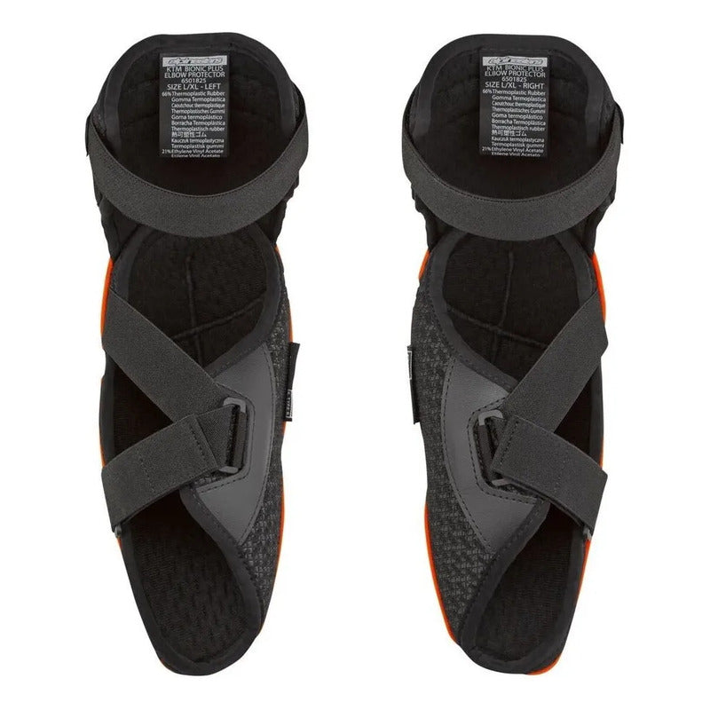 Coderas Ktm Alpinestars Bionic Plus Original Enduro/ Mx/ Mtb Naranja Large