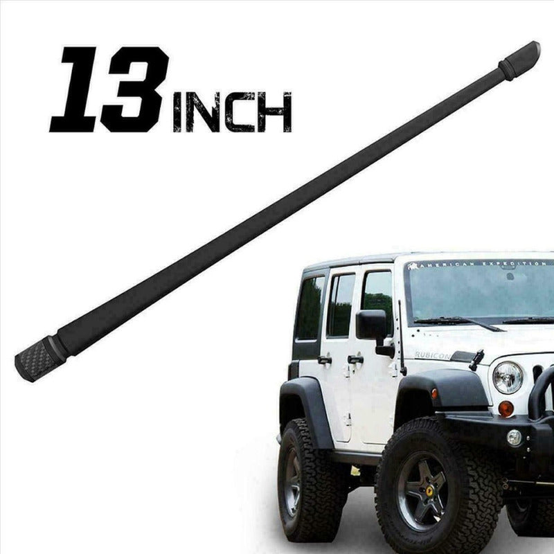 Antena 13  Flexible  Jeep Wrangler Jk Jl Rubico Sahara 07-22