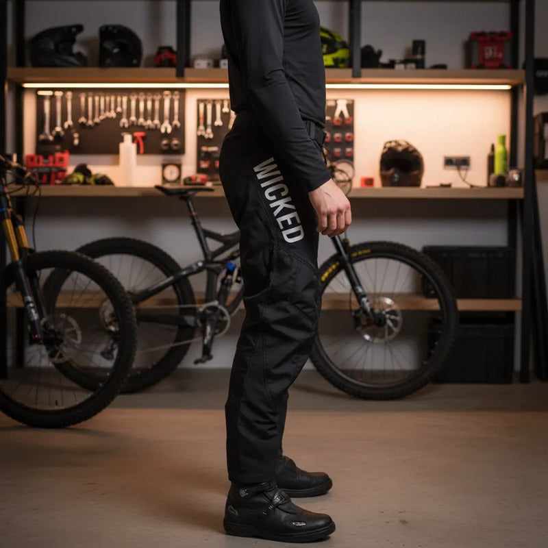 Pantalon Wicked Mx Enduro Mtb T34 Negro 34