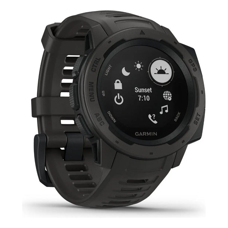Reloj Garmin Instinct Inteligente Gps Uso Rudo Gris Grafito