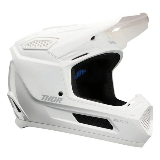 Casco Thor Fleet Motocross Enduro Tallas Blanco Sólido Xxl