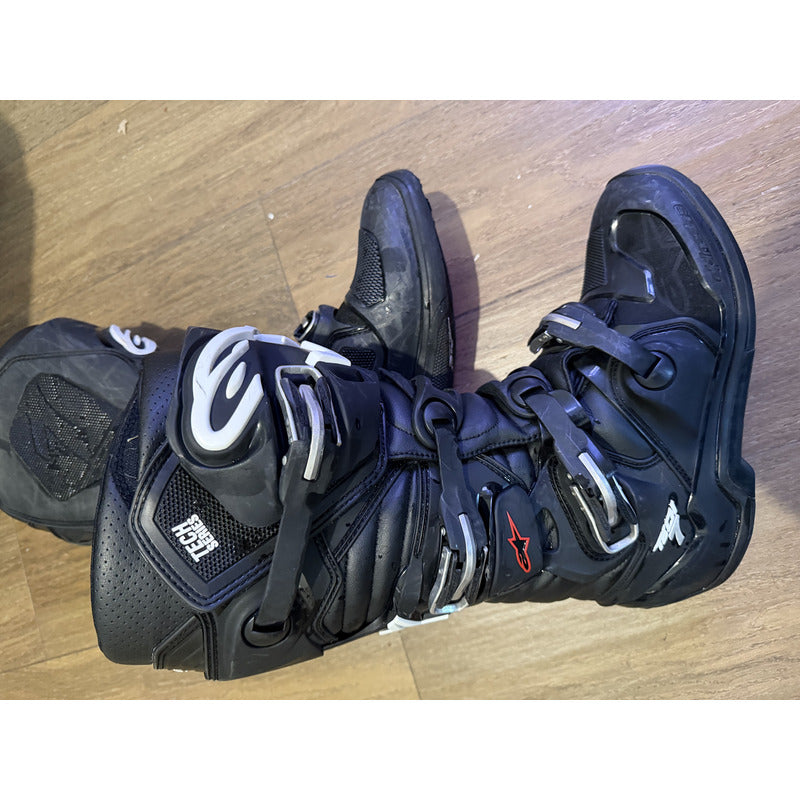 Botas Alpinestars Tech 7 Enduro/mx/atv Talla 11us Negro 11 Us