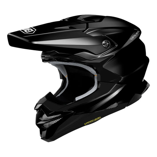 Casco Shoei Vfx Negro Brilloso Talla Mediano Negro Sólido M