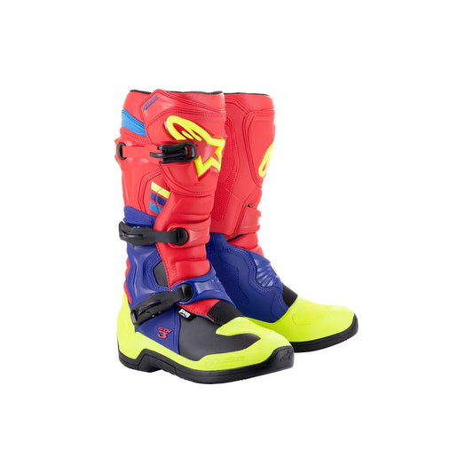 Botas Alpinestars Tech 3 Enduro/mx/atv Talla 9us Azul/blanco/rojo 9 Us