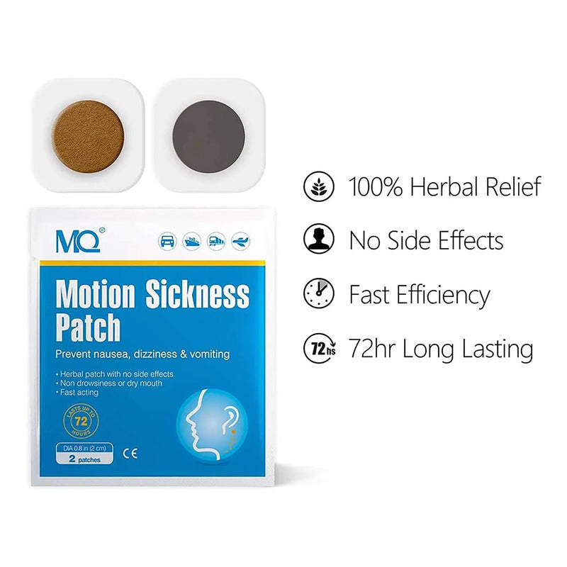 Parche Mq Motion Sickness Parche Anti-náuseas Paquete Con 14 -