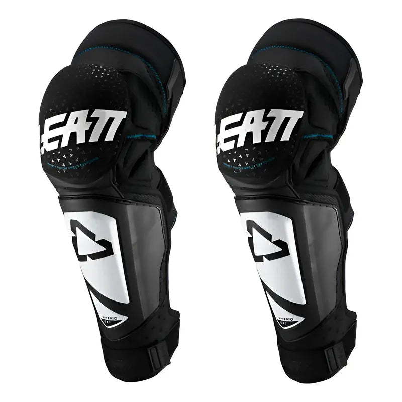 Rodilleras Leatt Para Mx/enduro Modelo 3df Hybrid Talla Larg Negro Large / Xlarge