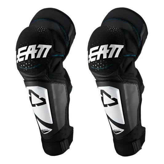 Rodilleras Leatt Para Mx/enduro Modelo 3df Hybrid Talla Larg Negro Large / Xlarge