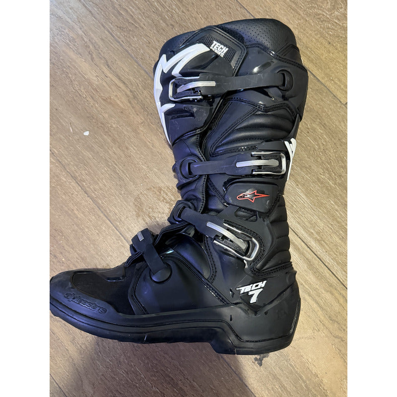 Botas Alpinestars Tech 7 Enduro/mx/atv Talla 11us Negro 11 Us