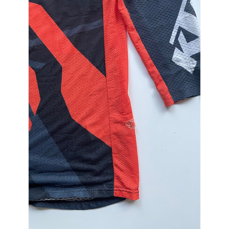 Jersey Ktm Gravity Fx Air Negro/naranja Mx/ Enduro Talla 34 Large Negro / Naranja