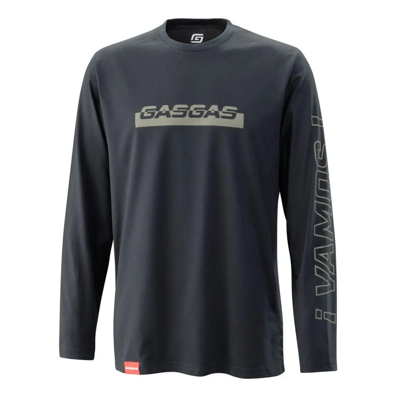 Playera Original Gasgas  Vamos  Manga Larga Tallas