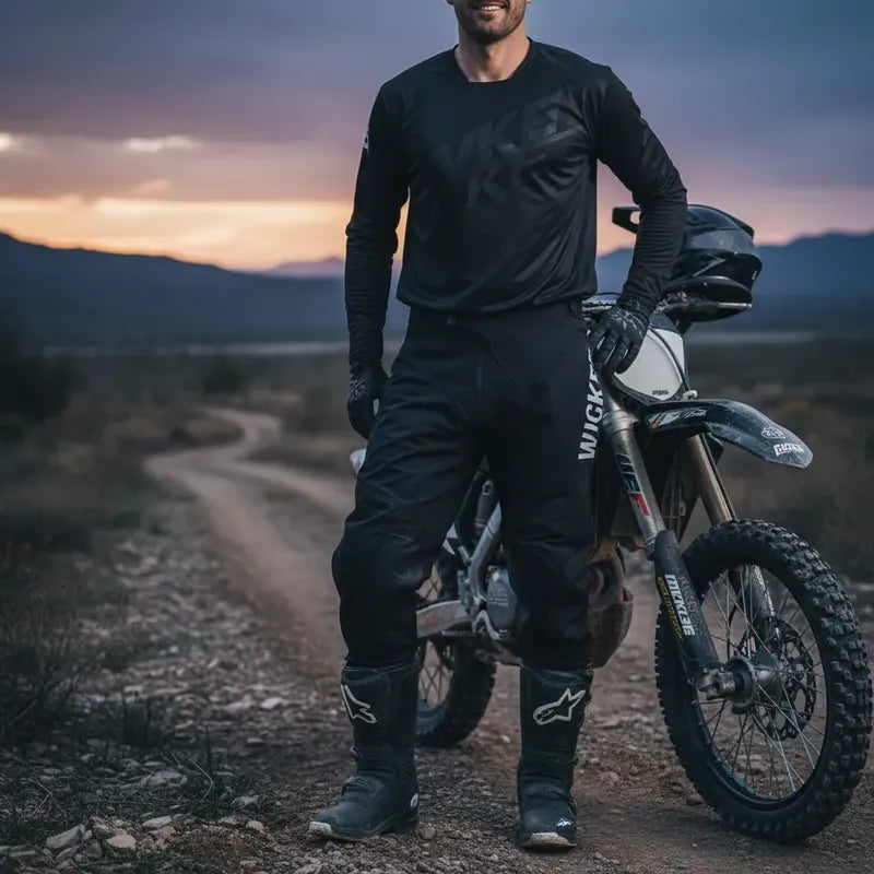 Pantalon Wicked Mx Enduro Mtb T34 Negro 34