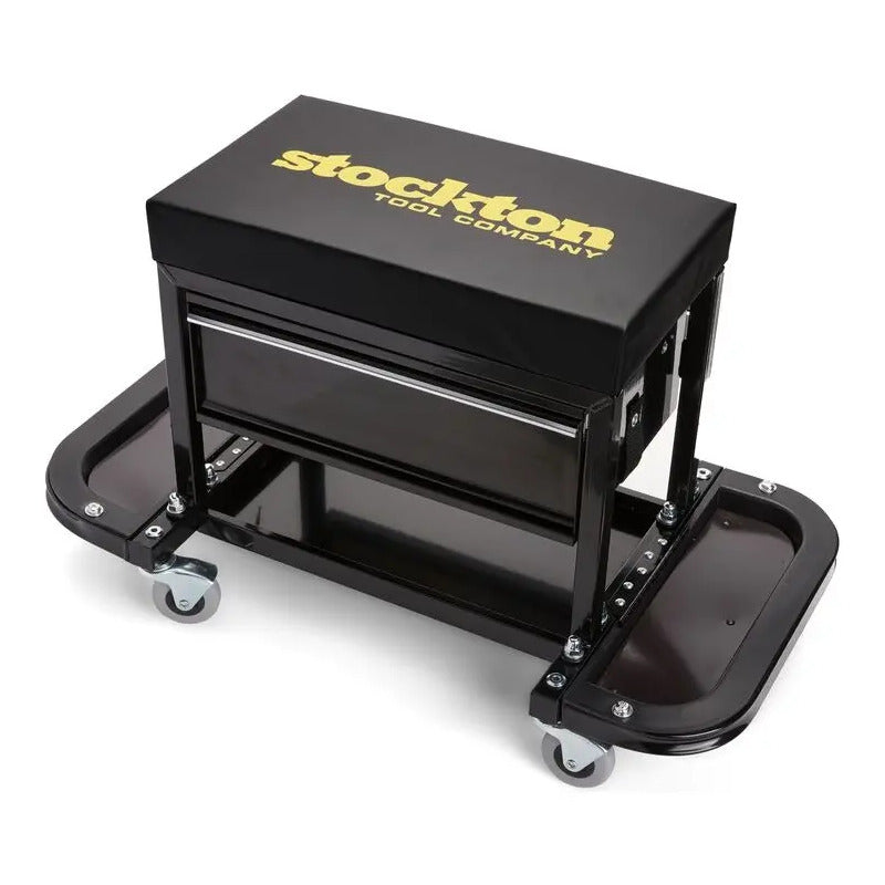 Asiento De Ruedas Con Caja De Herramientas Marca Stockton