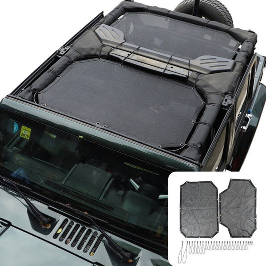 Parasol De Malla Para Techo Jeep Wrangler Gladiador Jk/jl