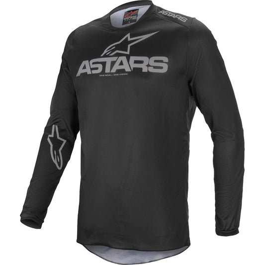 Jersey Alpinestars Fluid Graphite Negro Talla Large Large Negro