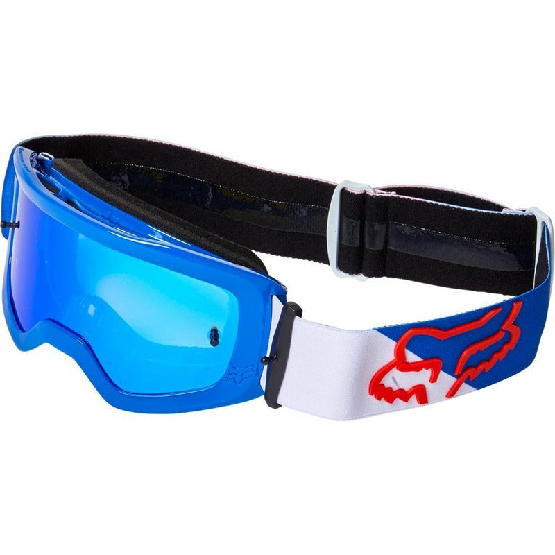 Goggles Fox Main Skew Azúl Combindo Motocross Enduro Mtb